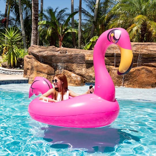 PoolCandy 48"Special Edition Motorized Flamingo Tube Runner